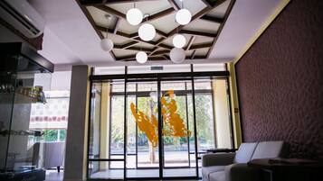 Majoituspaikan sisäänkäynti