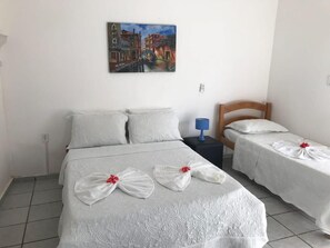 Studiolejlighed - balkon | Minibar, gratis Wi-Fi, sengetøj