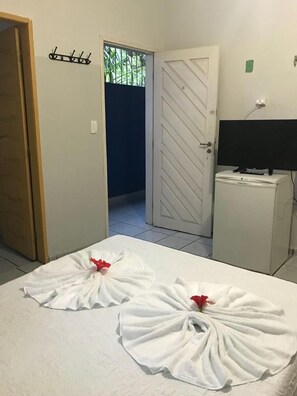 Minibar, Wi-Fi gratuit, draps fournis