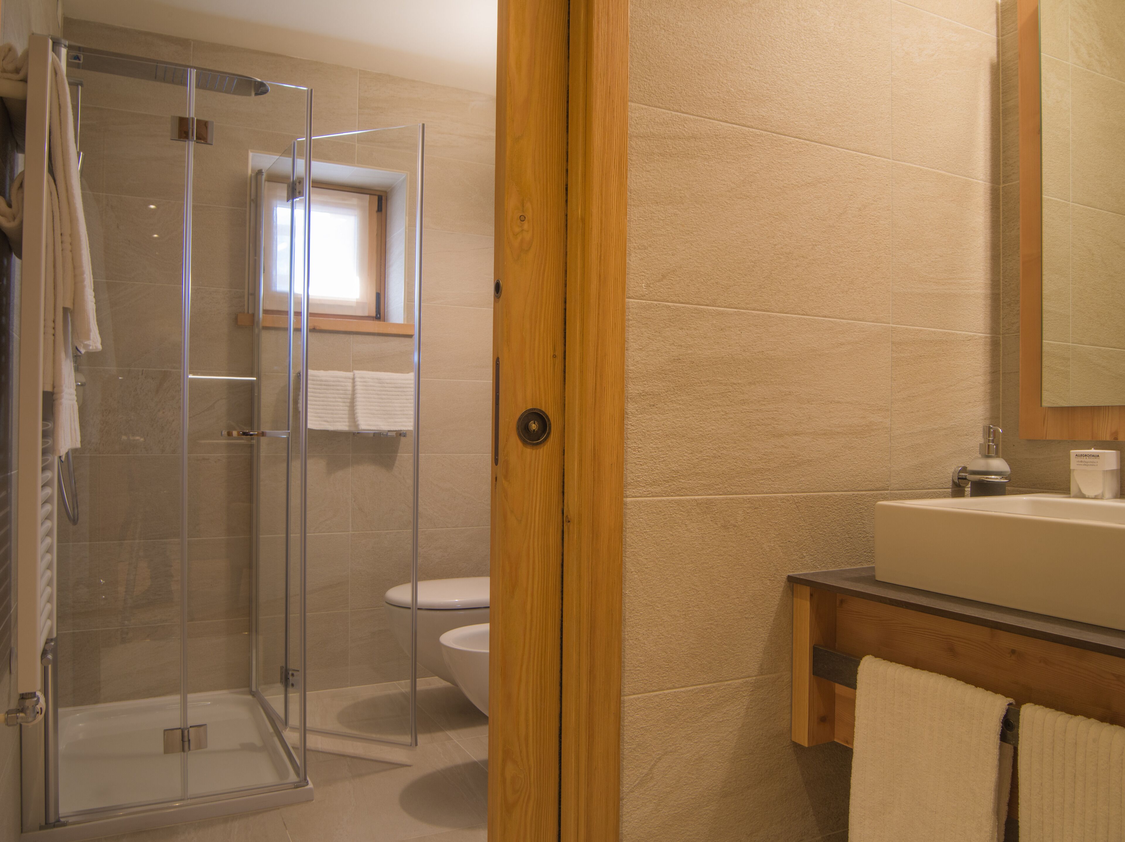 shower, free toiletries, hair dryer, bathrobes