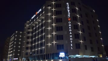 Front of property – evening/night