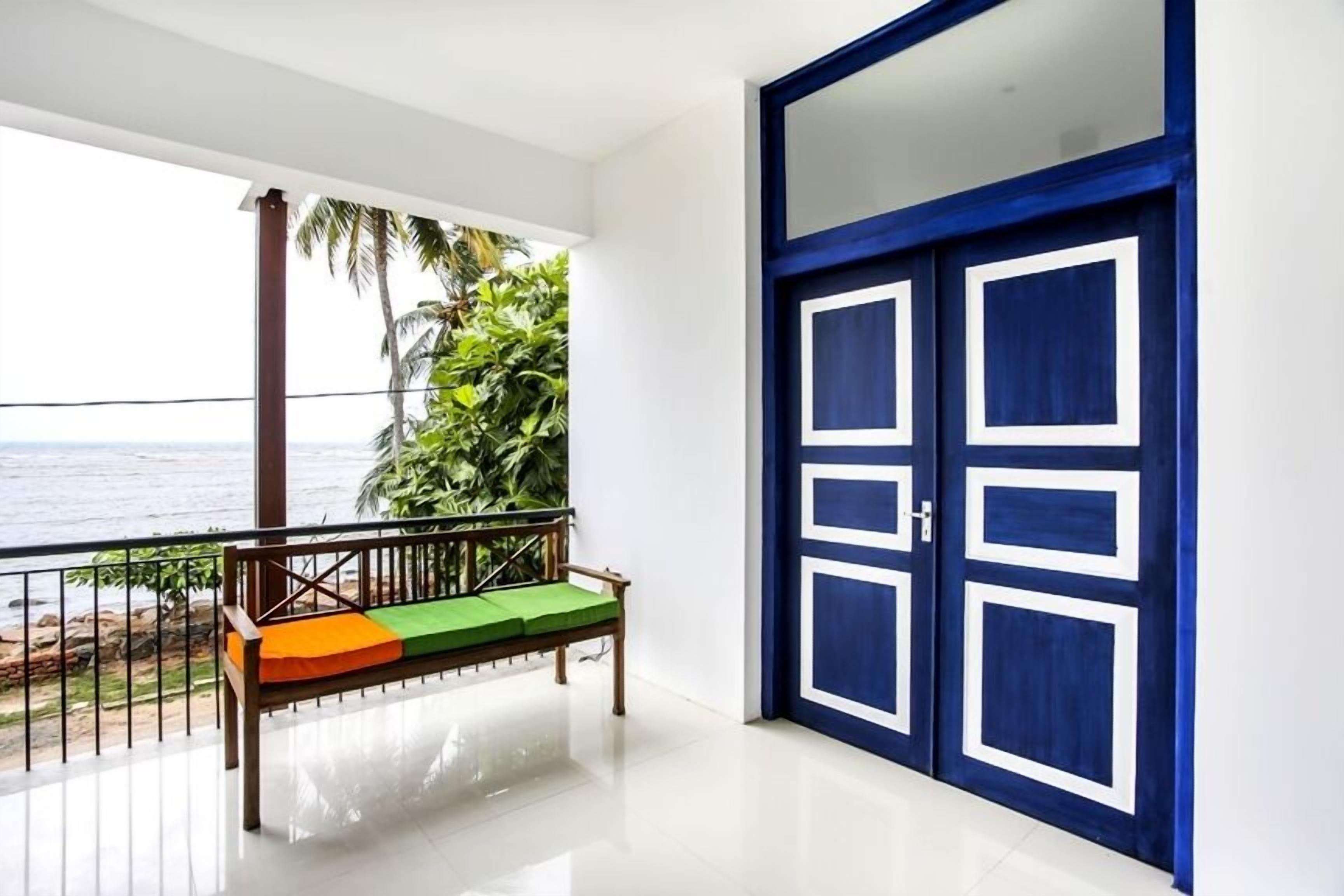 triple room, 1 bedroom, ocean view, beachfront | balcony