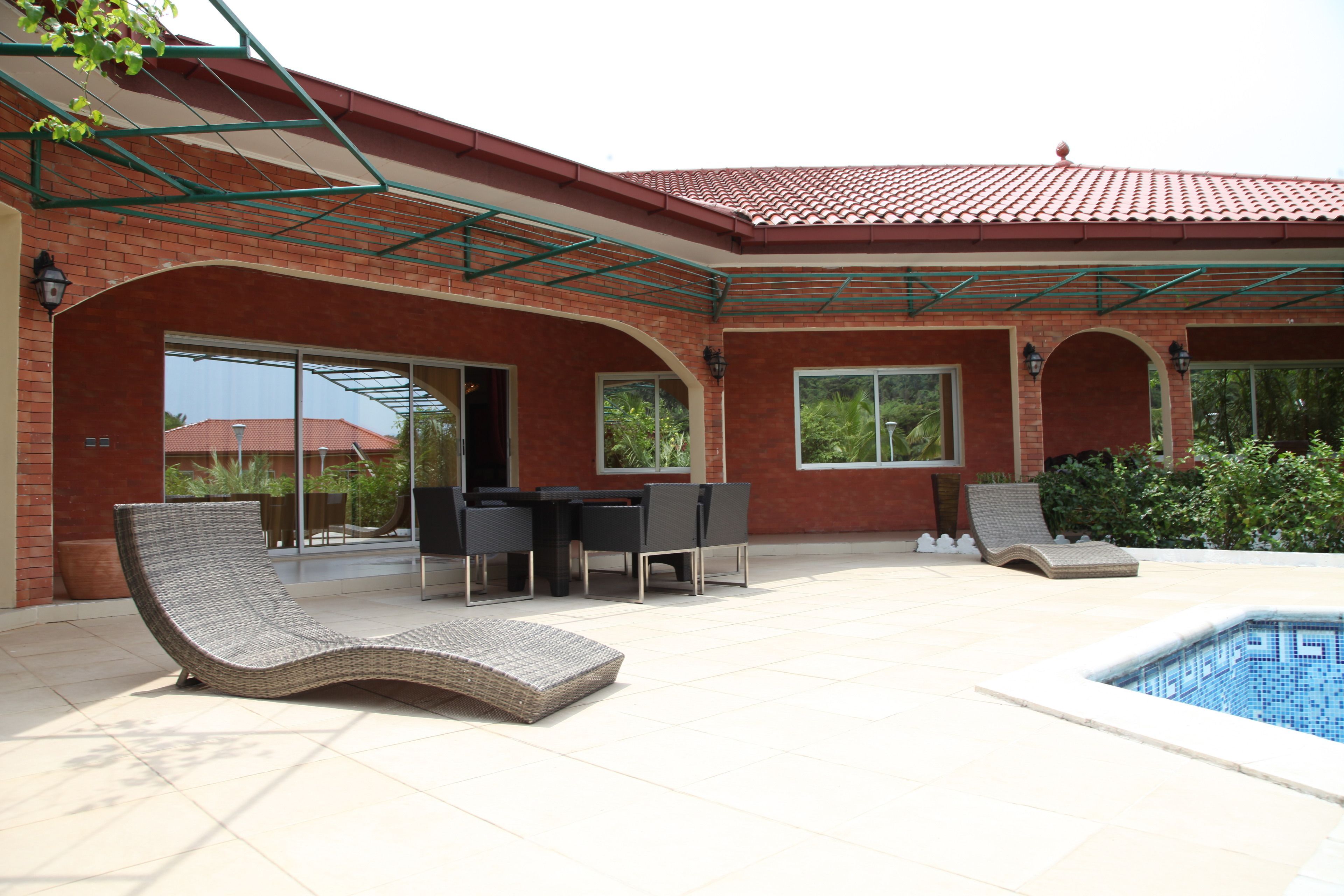 Deluxe Villa, 3 Bedrooms, Pool View | Terrace/patio