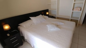 Apartamento | Frigobar, berços grátis, Wi-Fi de cortesia