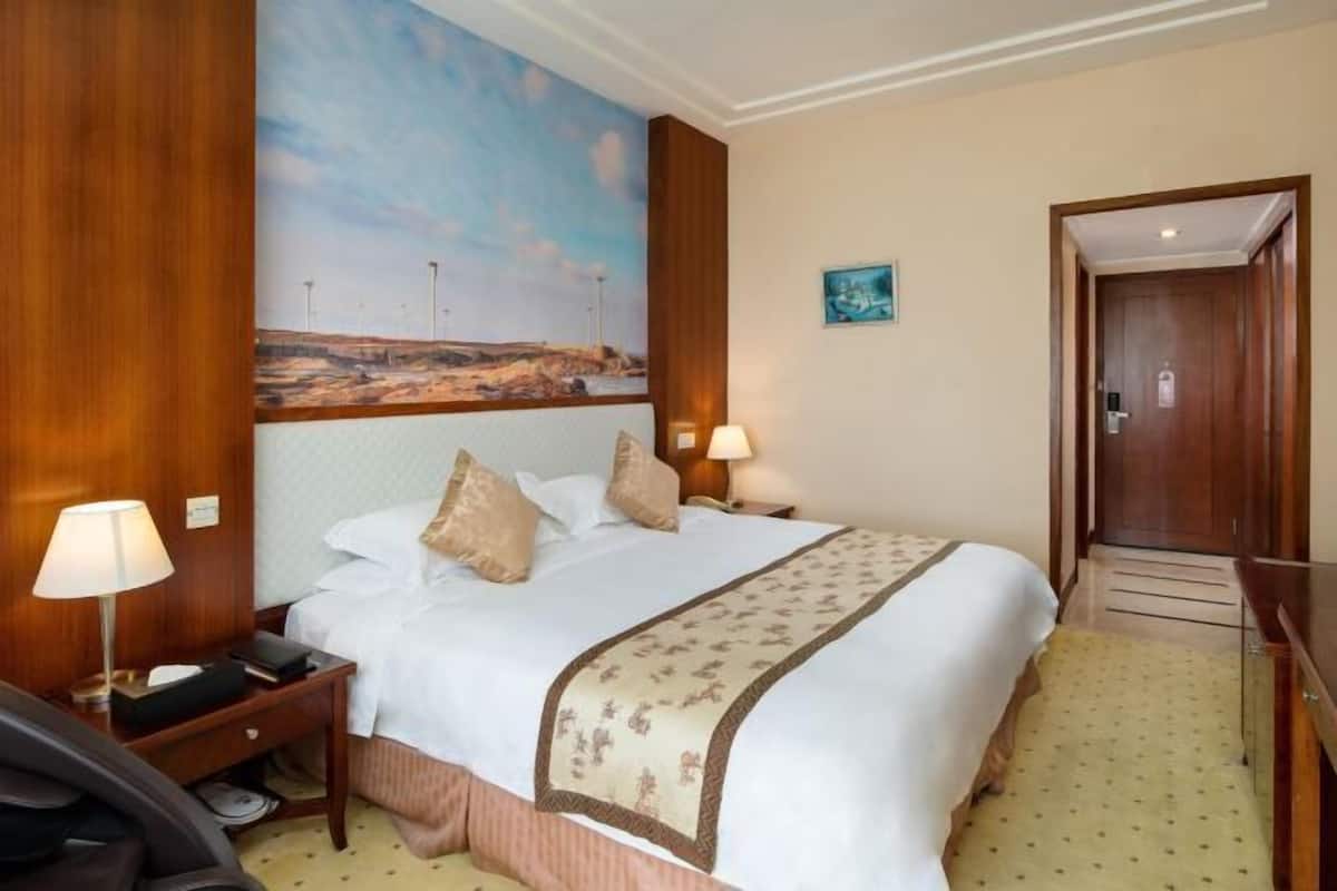 In-room safe, desk, blackout curtains, iron/ironing board