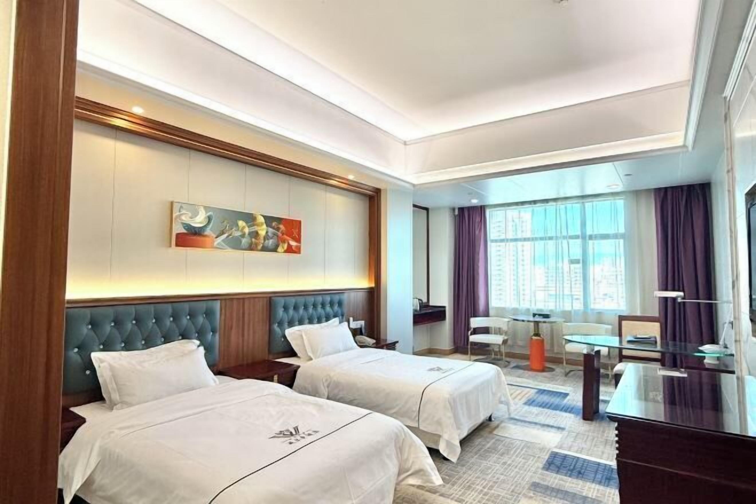 Minibar, in-room safe, desk, blackout drapes