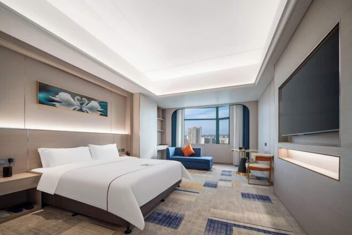 Minibar, in-room safe, desk, blackout curtains