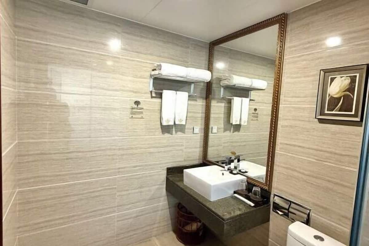 Banyo | Ücretsiz banyo/kozmetik ürünleri, saç kurutma makinesi, terlik, havlu