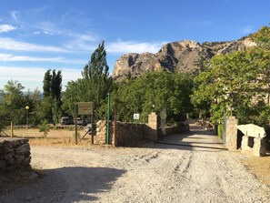 Entrada de la propiedad