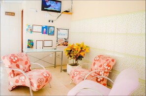 Sala de estar en el lobby