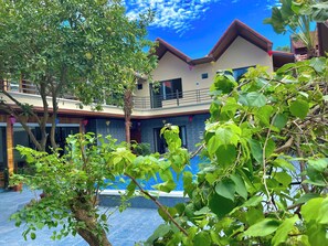 Fassade der Unterkunft