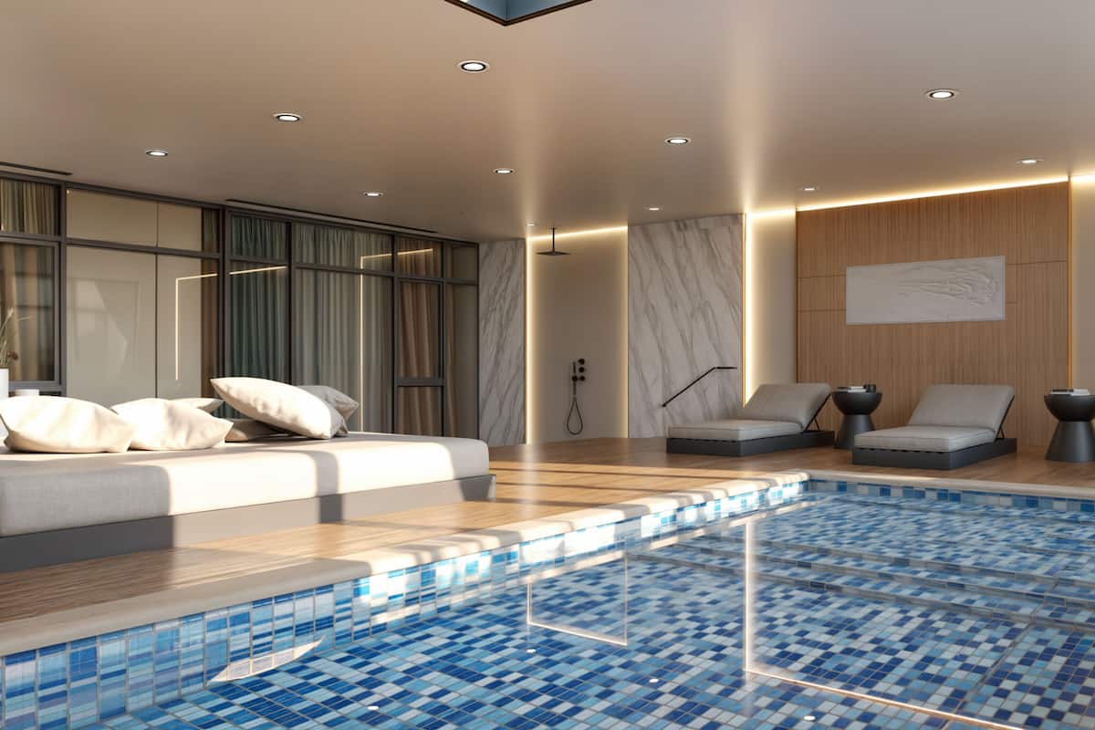 Apartment, 1 Bedroom, Private Pool, City View (Spacious) | Premium bedding, pillowtop beds, in-room safe, individually decorated