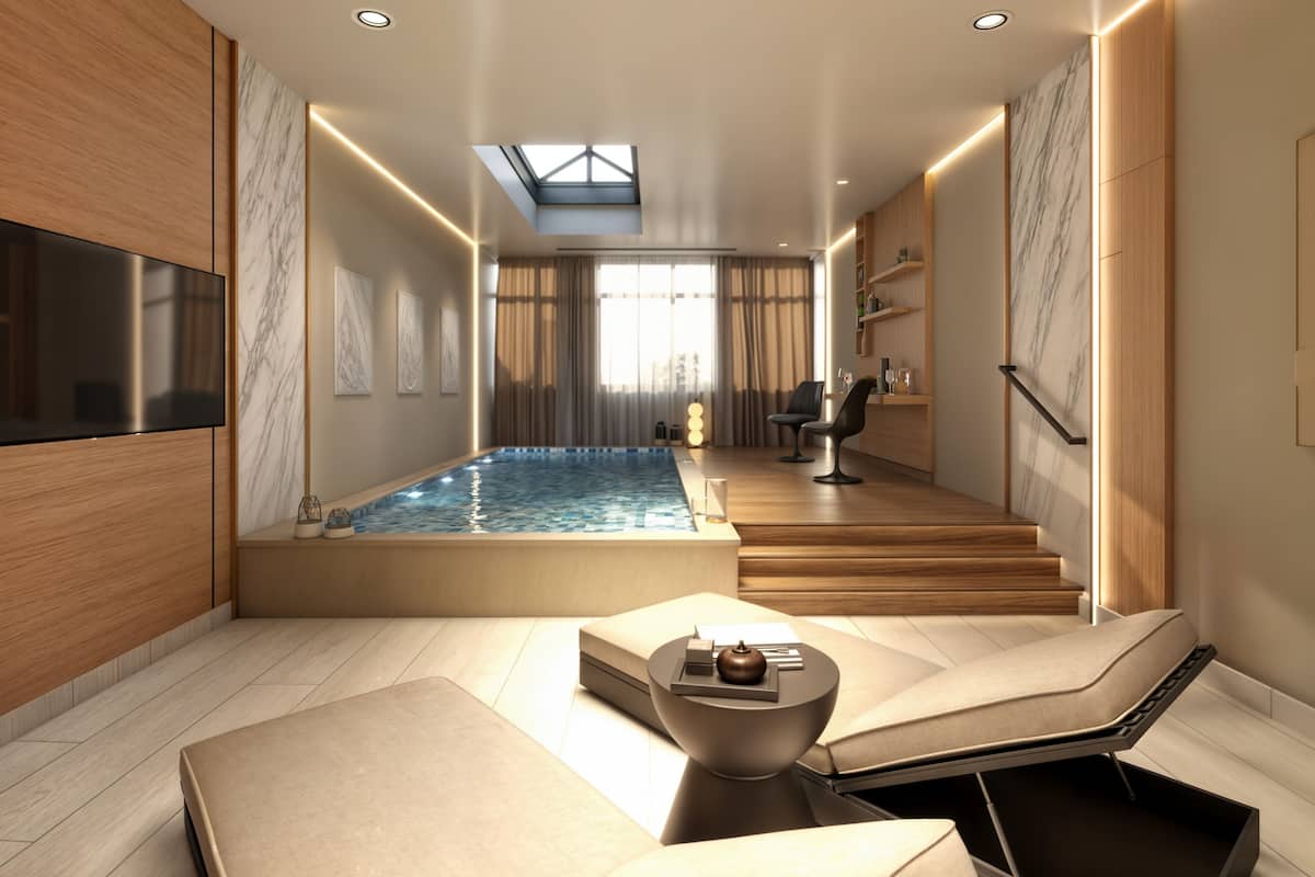 Premium Apartment, 1 Bedroom, Private Pool (Creek View) | Premium bedding, pillowtop beds, in-room safe, individually decorated