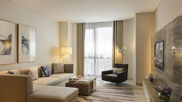 Premium bedding, pillow-top beds, in-room safe, individually decorated