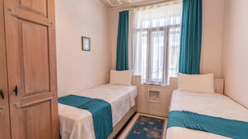 Junior Twin Room (Private Bathroom outside of the Room) | Premium bedding, free WiFi
