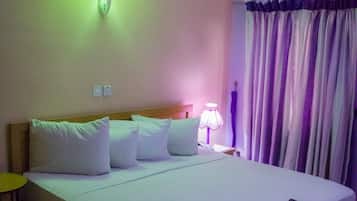 In-room safe, desk, soundproofing, bed sheets
