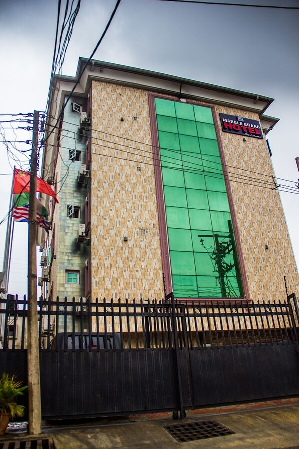 Façade de l’hébergement