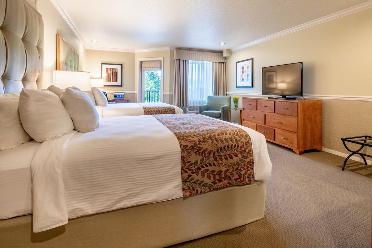 Superior Room, 2 Queen Beds | Premium bedding, desk, laptop workspace, iron/ironing board