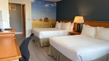 Habitación estándar doble, 2 camas dobles | Wifi gratis y ropa de cama
