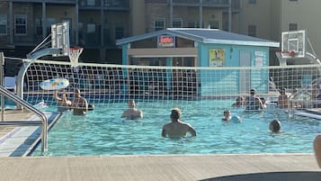 Indoor pool, outdoor pool