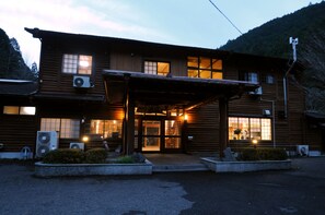 Front of property – evening/night