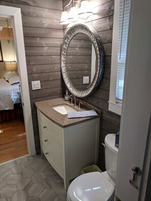 Hair dryer, towels