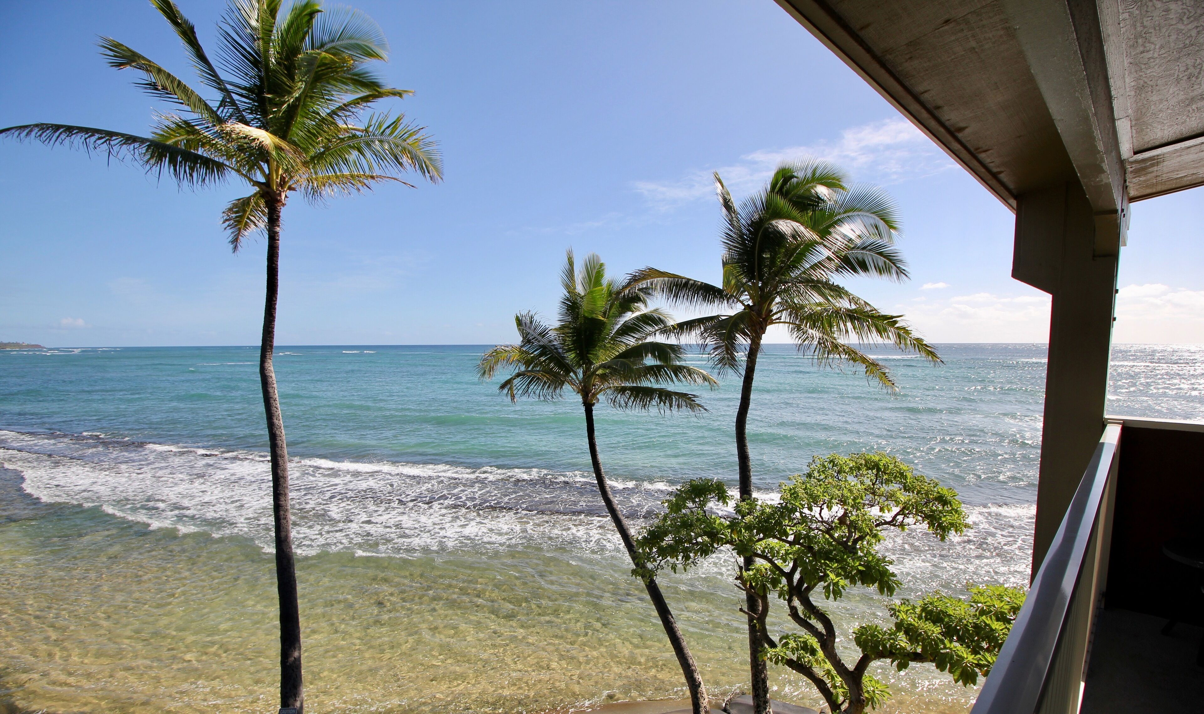 On the beach, sun-loungers, beach towels