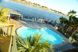 Indoor pool, a heated pool