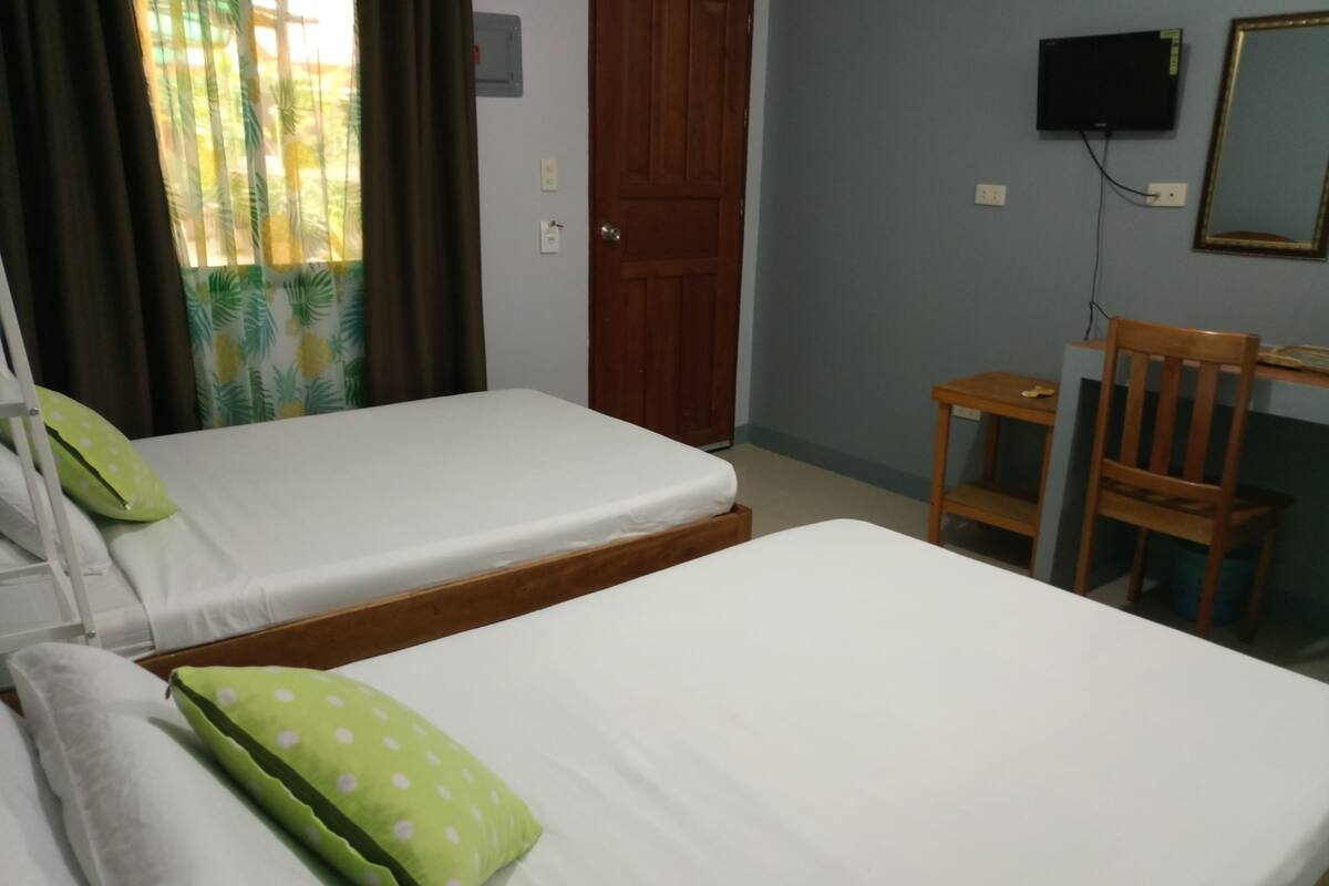 Standard Twin Room, 2 Katil Bujang (Single), Non Smoking | Peti besi dalam bilik, meja, langsir/tirai gelap terus, cadar katil