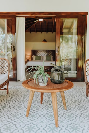 Exclusive-Suite | Blick auf den Garten. Villa Coco