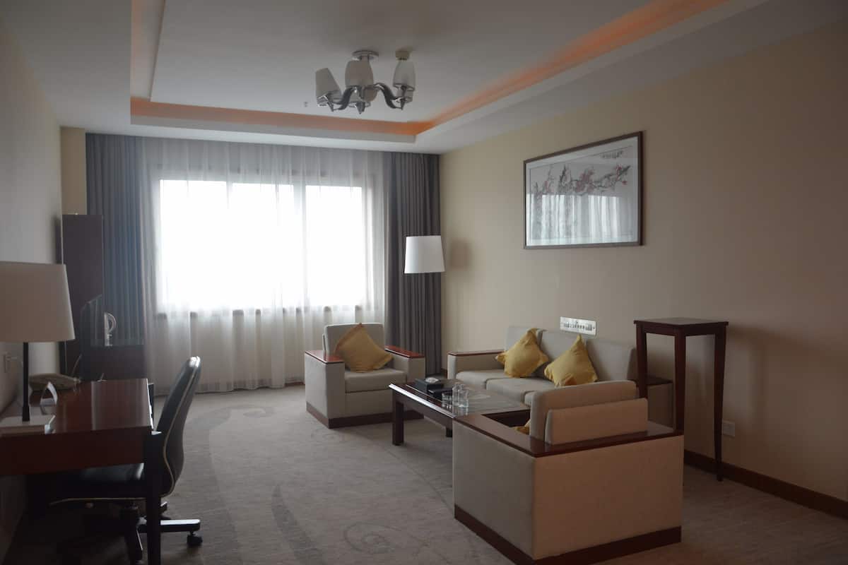 Executive-Suite, 1 King-Bett | Wohnbereich