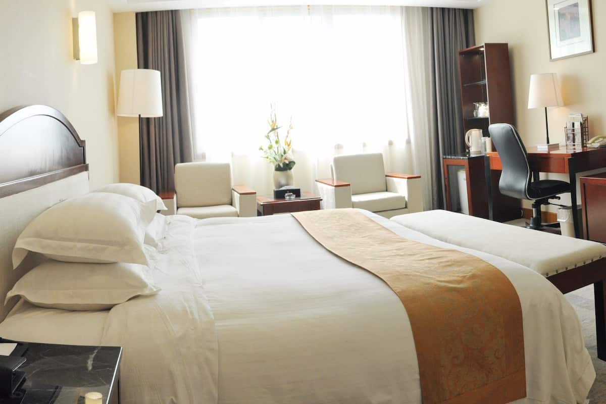 Suite Deluxe | Minibar, una cassaforte in camera, una scrivania, tende oscuranti