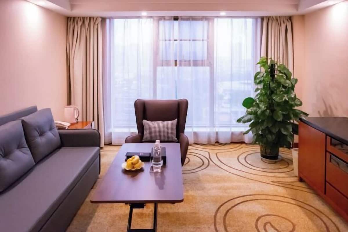 Minibar, Zimmersafe, Schreibtisch, Verdunkelungsvorhänge