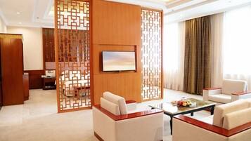 Minibar, in-room safe, desk, blackout curtains