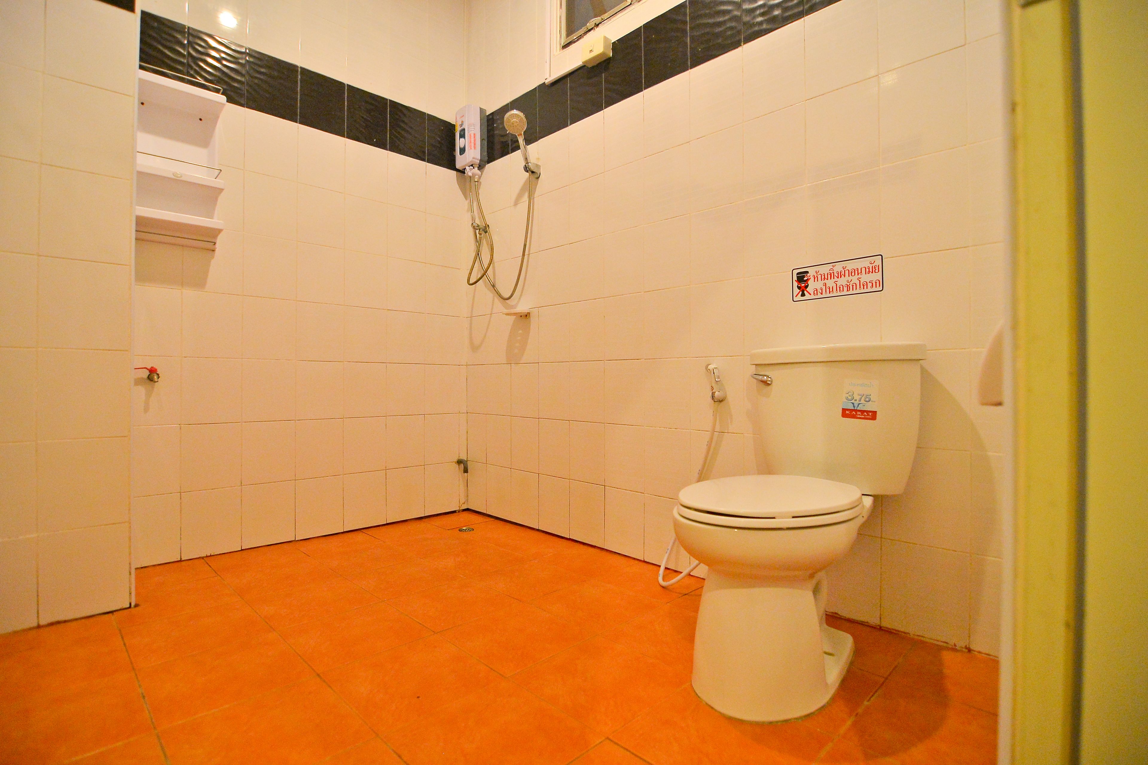 standard triple room | bathroom | shower, free toiletries, slippers, towels