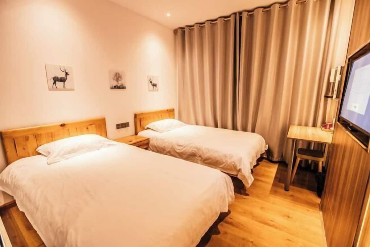 Geluiddichte muren, gratis wifi, beddengoed