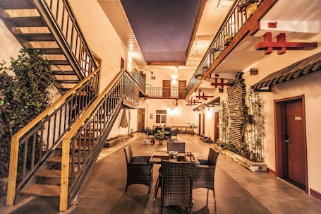 Sala de estar en el lobby