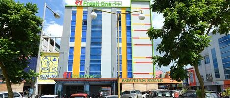 Voorkant van accommodatie