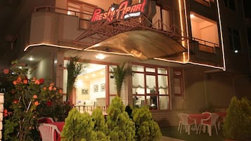 Front of property – evening/night