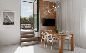 Appartement, 2 chambres (Lux Prestige) | Coin séjour | Télévision à écran plat