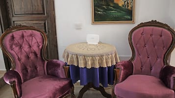 Sitteområde i lobbyen