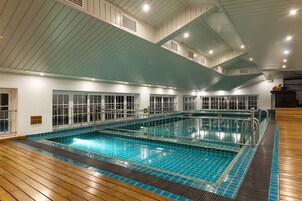 Indoor pool, outdoor pool