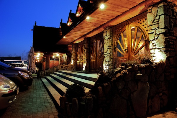 Front of property - evening/night