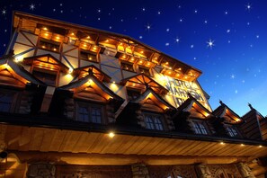 Front of property – evening/night