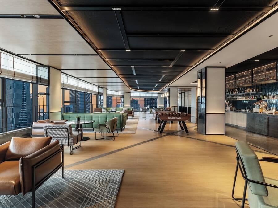 Lobby sitting area