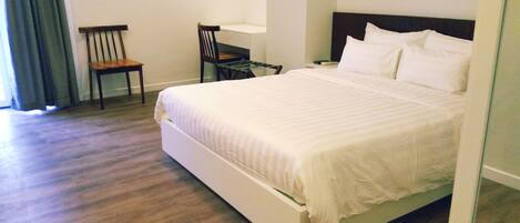 Desk, iron/ironing board, free WiFi