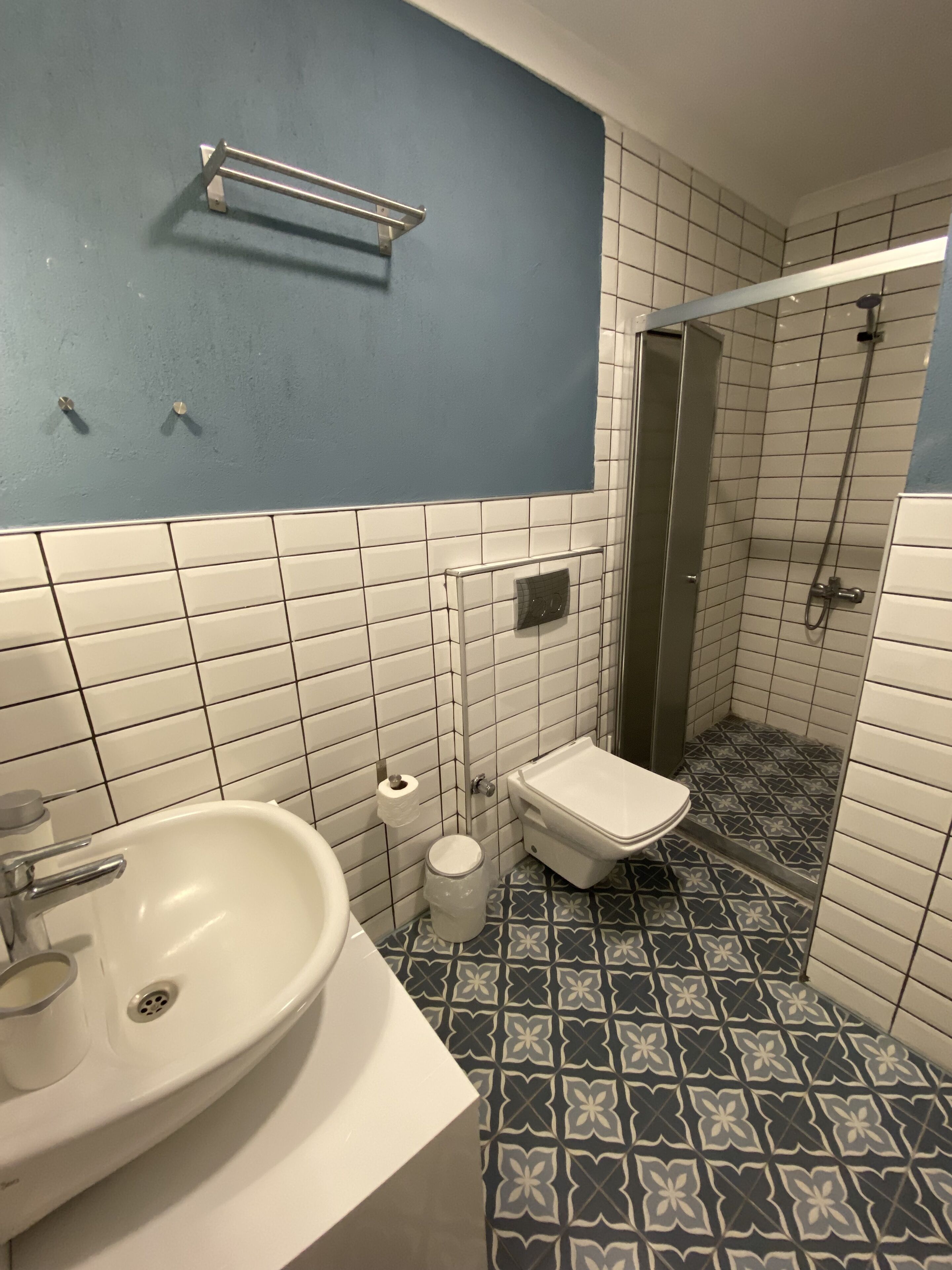 double room, garden area | bathroom | shower, hair dryer, slippers, towels