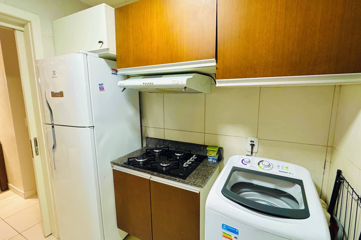 exclusive bungalow | private kitchen | fridge, microwave, cookware/dishes/utensils, cleaning supplies