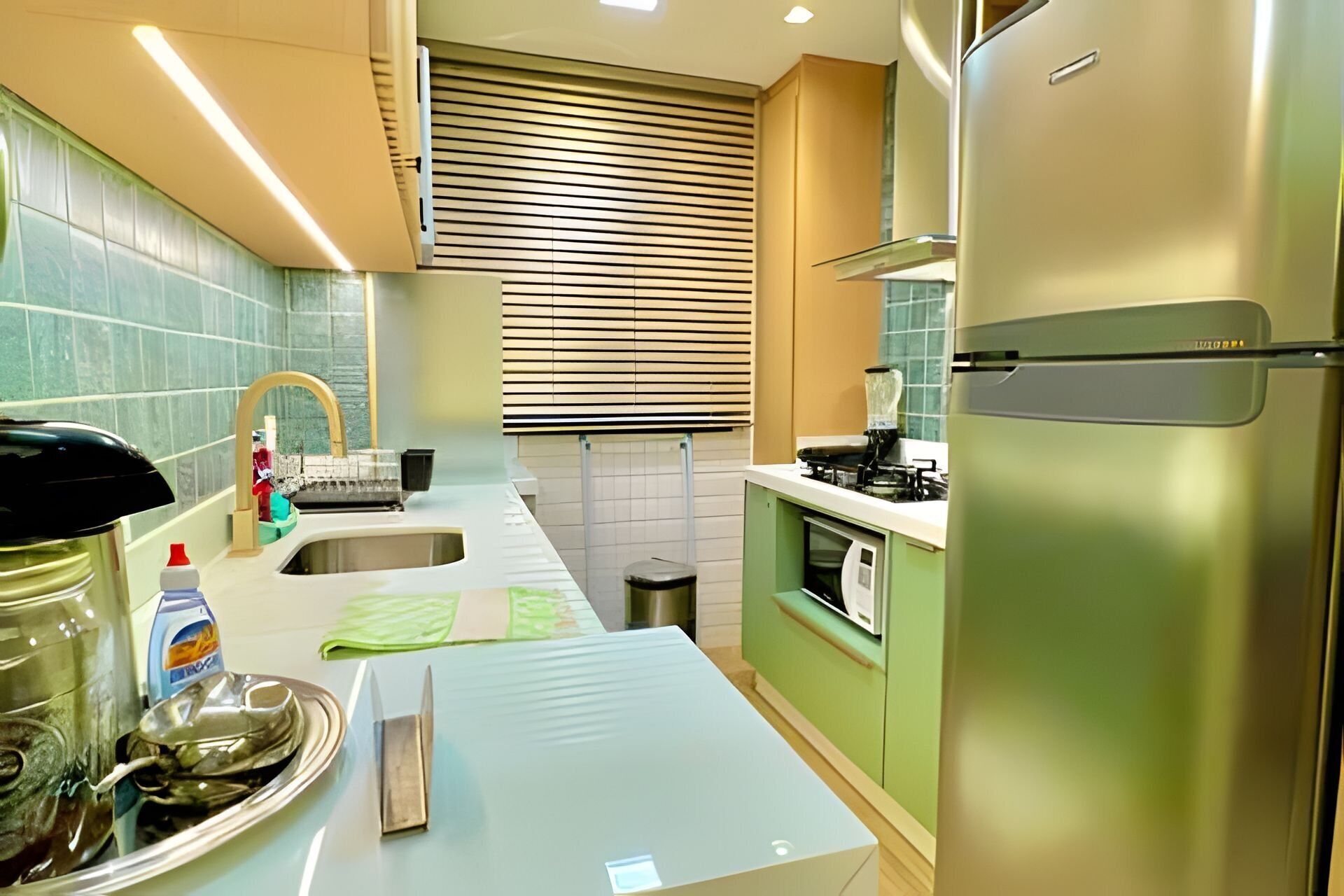 Premium Bungalow, 2 Bedrooms | Private kitchen | Fridge, microwave, cookware/dishes/utensils, cleaning supplies