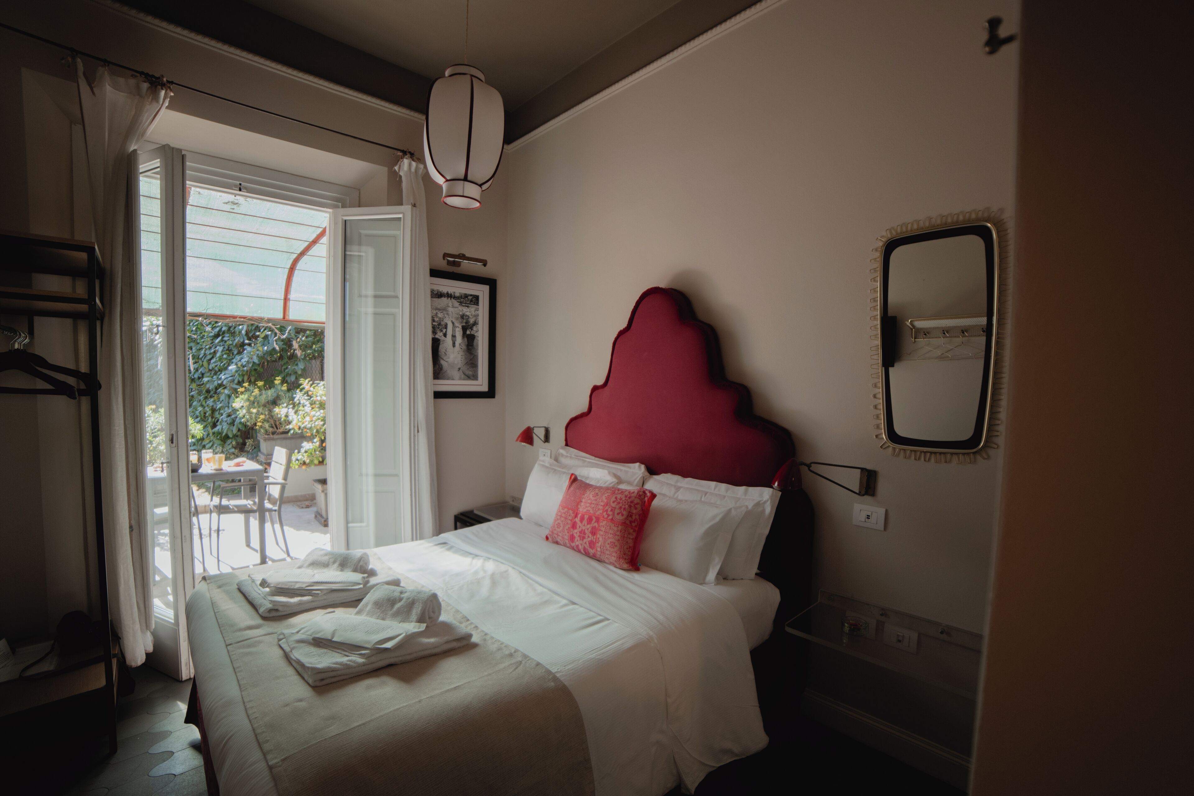 Double Room, Garden View | Pillowtop beds, minibar, in-room safe, desk